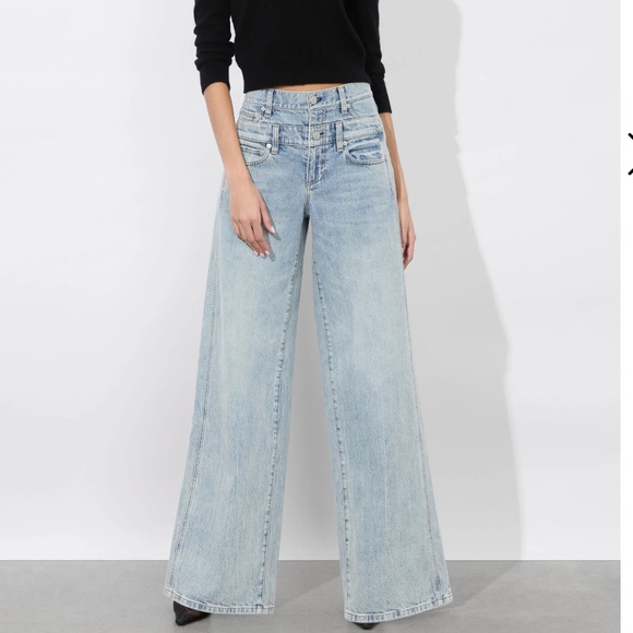 Alice + Olivia Denim - Alice and Olivia “cool” double waistband jeans